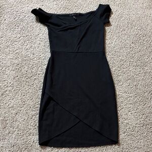 Elegant Black Off-Shoulder Dress
